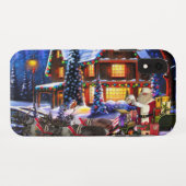 Coques Case-Mate iPhone Old Man Santa Claus and Reindeer (Dos (Horizontal))