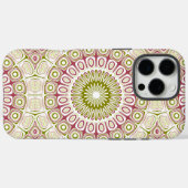 Coques Case-Mate iPhone Olive et Rose Mandala Motif (Verso (horizontal))