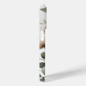 Coques Case-Mate iPhone Olive et rose pâle Aquarelle Florale moderne (Verso / Droite)