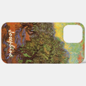 Coques Case-Mate iPhone Olive Grove, Ciel orange par Vincent van Gogh (Retour (horizontal))