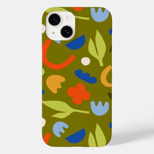 Coques Case-Mate iPhone Olive Meadow (Verso)
