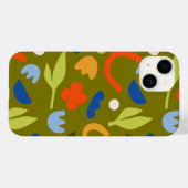Coques Case-Mate iPhone Olive Meadow (Verso (horizontal))