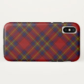 Coques Case-Mate iPhone Oliver tartan rouge jaune bleu plaid (Dos (Horizontal))