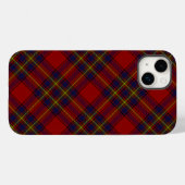 Coques Case-Mate iPhone Oliver tartan rouge jaune bleu plaid (Verso (horizontal))