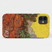 Coques Case-Mate iPhone Oliviers avec ciel et soleil jaunes, van Gogh (Dos (Horizontal))