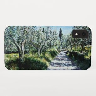 Coque Pour iPhone XR OLIVIERS EN RIMAGGIO Paysage toscan