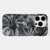 Coques Case-Mate iPhone Olowalu Hibiscus Hawaïen Camo Grey (Verso (horizontal))