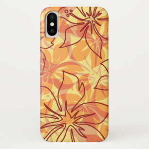 Etui iPhone Case-Mate Olowalu Hibiscus Hawaïen Camo Papaya