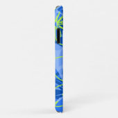 Coques Case-Mate iPhone Olowalu Hibiscus Hawaiian Camo Blue (Dos/Droite)