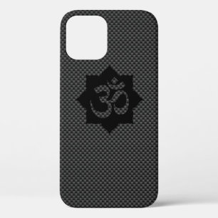 Case-Mate iPhone Case OM Symbole Lotus Spiritualité Yoga en fibre de car