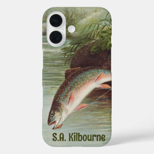 Coques iPhone 16 Omble de ruisseau bondissant par S.A. Kilbourne Po