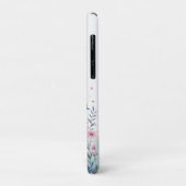 Coques Case-Mate iPhone Ombre à papillon d'aquarelle de charme (Dos/Gauche)