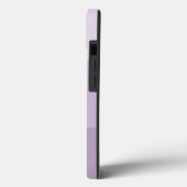 Coques Case-Mate iPhone Ombre à rayures violettes personnalisée (Verso / Gauche)