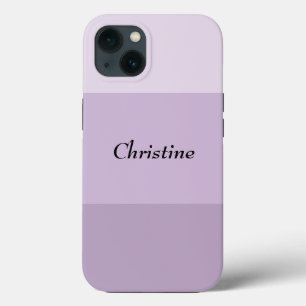Case-Mate iPhone Case Ombre à rayures violettes personnalisée