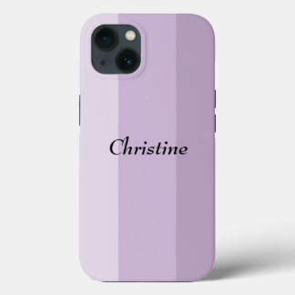 Case-Mate iPhone Case Ombre à rayures violettes personnalisée
