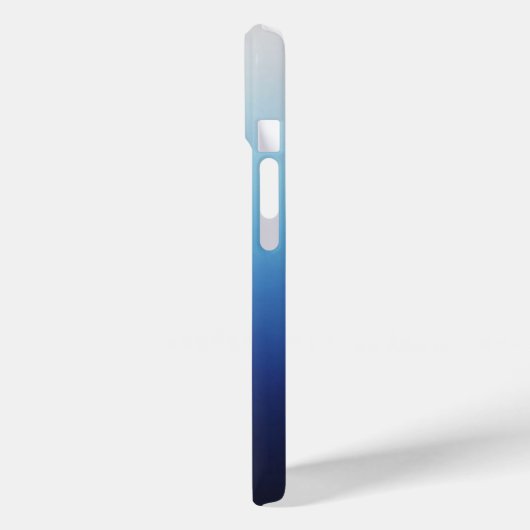 Coques Case-Mate iPhone Ombré bleu (Verso / Gauche)