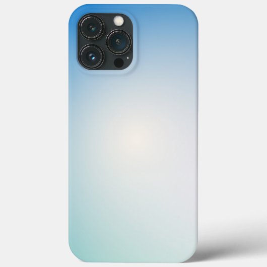 Coques Case-Mate iPhone Ombre Bleu et Blanc Élégant et Doux (Verso)