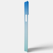 Coques Case-Mate iPhone Ombre Bleu et Blanc Élégant et Doux (Verso / Droite)