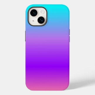 Coque Pour iPhone 14 Ombre bleu violet