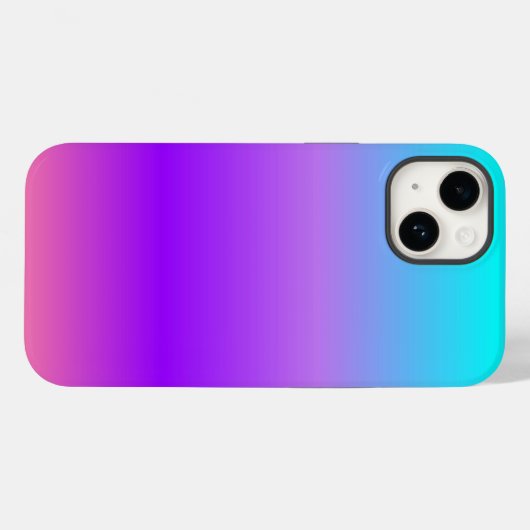 Coques Case-Mate iPhone Ombre bleu violet (Verso (horizontal))