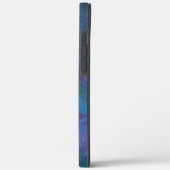 Coques Case-Mate iPhone Ombre bleue Abstraite | Turquoise Turquoise violet (Verso / Gauche)
