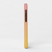 Coques Case-Mate iPhone Ombré brillant Fille rose jaune dégradé (Dos/Gauche)