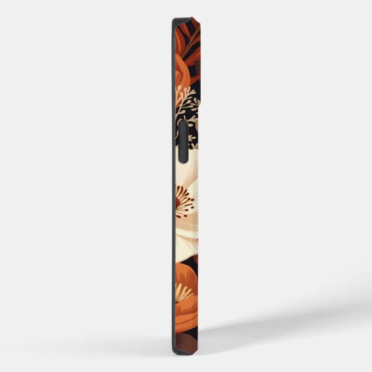 Coques Case-Mate iPhone Ombre d'automne - Symphonie florale chaude sur la (Verso / Droite)
