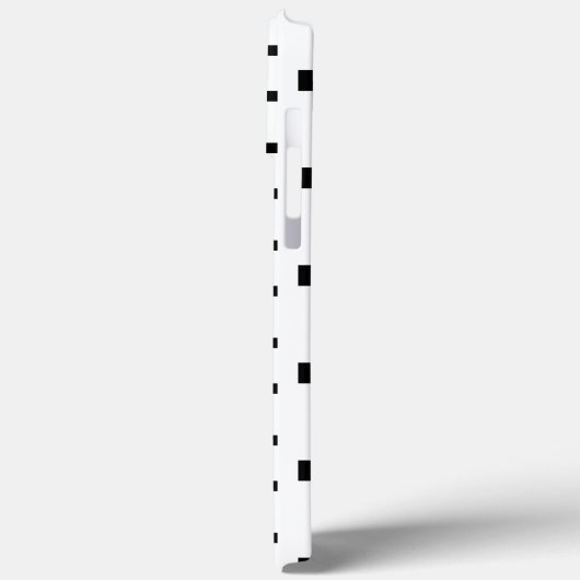 Coques Case-Mate iPhone Ombre fantôme de 8 bits Pixel (Verso / Gauche)