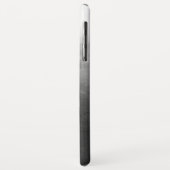 Coques Case-Mate iPhone Ombre moderne à dégradé noir personnalisé (Dos/Gauche)