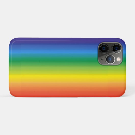Coques Case-Mate iPhone Ombre Rainbow Pride Bold Bright (Dos (Horizontal))