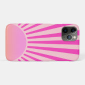 Coques Case-Mate iPhone Ombre rose chaud rétro Sun Burset Sunrise Sunrise (Dos (Horizontal))
