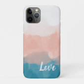 Coques Case-Mate iPhone Ombre rose et bleu amour dégradant (Dos)