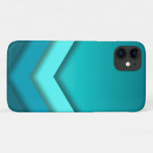 Coques Case-Mate iPhone Ombre turquoise (Dos (Horizontal))