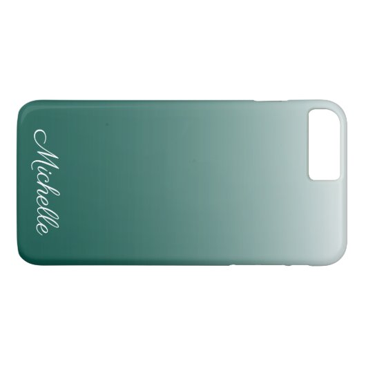 Coques Case-Mate iPhone ombre vert (Dos (Horizontal))
