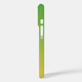 Coques Case-Mate iPhone Ombre vert et jaune personnalisé (Verso / Gauche)