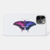 Coques Case-Mate iPhone Omnisexual Pride Flag Swallowtail Butterfly (Dos (Horizontal))
