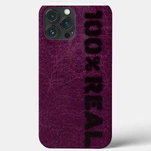 Case-Mate iPhone Case On Dirait Du Cuir Violet
