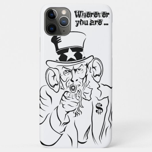 Coques Case-Mate iPhone Oncle Sam (Dos)