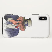 Coques Case-Mate iPhone Oncle Sam en couleur (Dos (Horizontal))