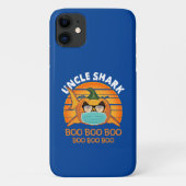 Coques Case-Mate iPhone Oncle Shark Boo Chemise Citrouille Halloween Oncle (Dos)