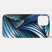 Coques Case-Mate iPhone onde bleue Abstraite (Verso (horizontal))