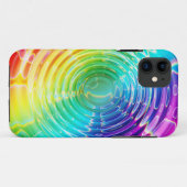 Coques Case-Mate iPhone Onde de choc d'arc-en-ciel (Dos (Horizontal))