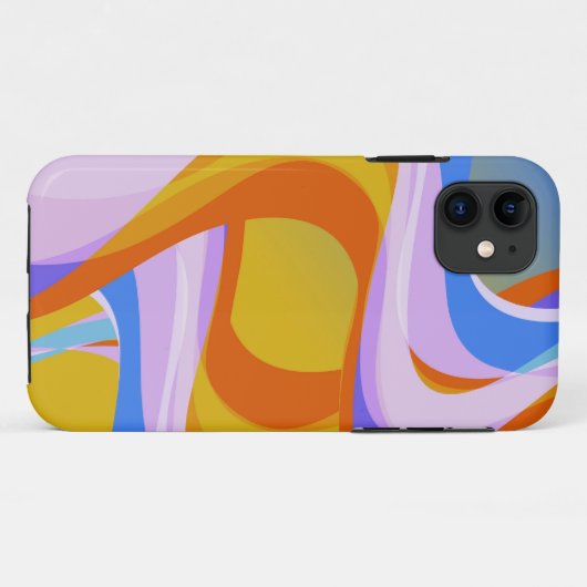 Coques Case-Mate iPhone onde fractale Abstraite (Dos (Horizontal))