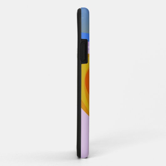 Coques Case-Mate iPhone onde fractale Abstraite (Dos/Droite)