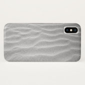 Coques Case-Mate iPhone Ondes de sable noir et blanc (Dos (Horizontal))