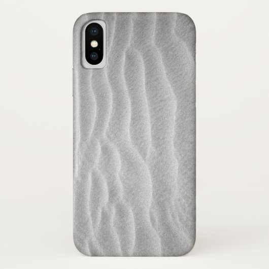 Coques Case-Mate iPhone Ondes de sable noir et blanc (Dos)
