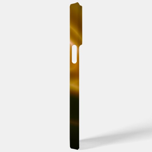 Coques Case-Mate iPhone Ondes dorées de soie (Verso / Droite)