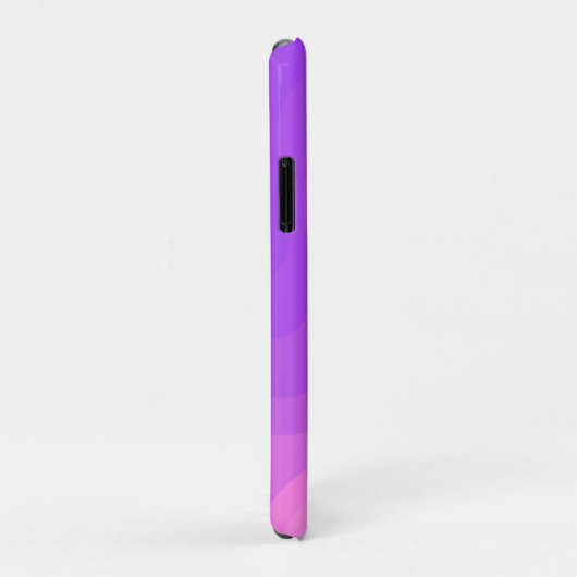 Coques Case-Mate iPhone Ondes douces rose pourpre nom de poupée minimale (Dos/Droite)