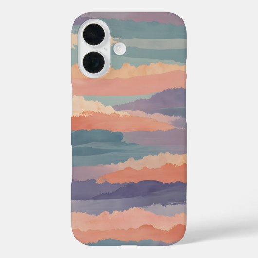 Coques Case-Mate iPhone Ondes Horizon Doux (Verso)