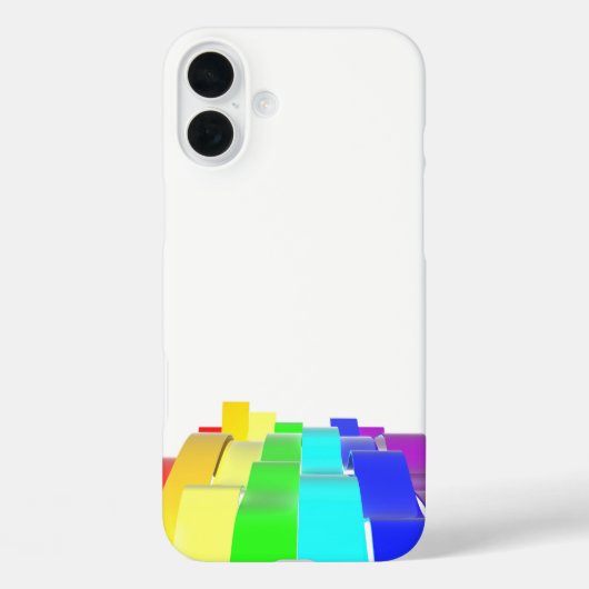 Coques Case-Mate iPhone Ondes Rainbow (Verso)